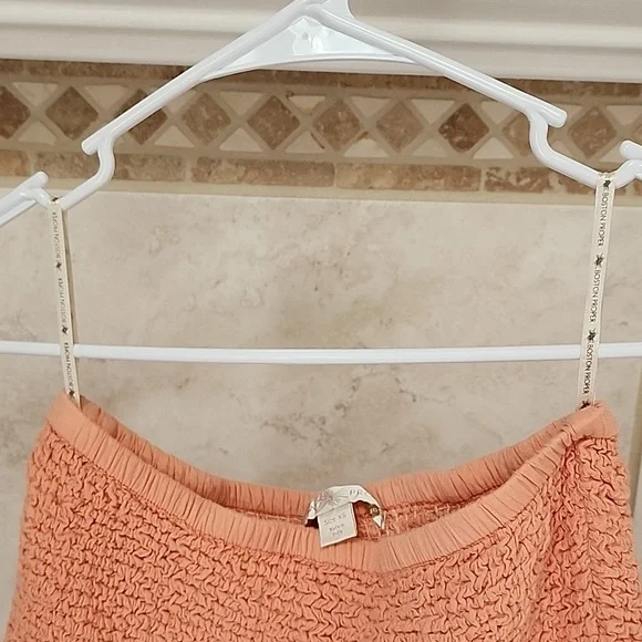 🧡 BOSTON PROPER Apricot OMBRE Crochet Maxi Skirt 🧡